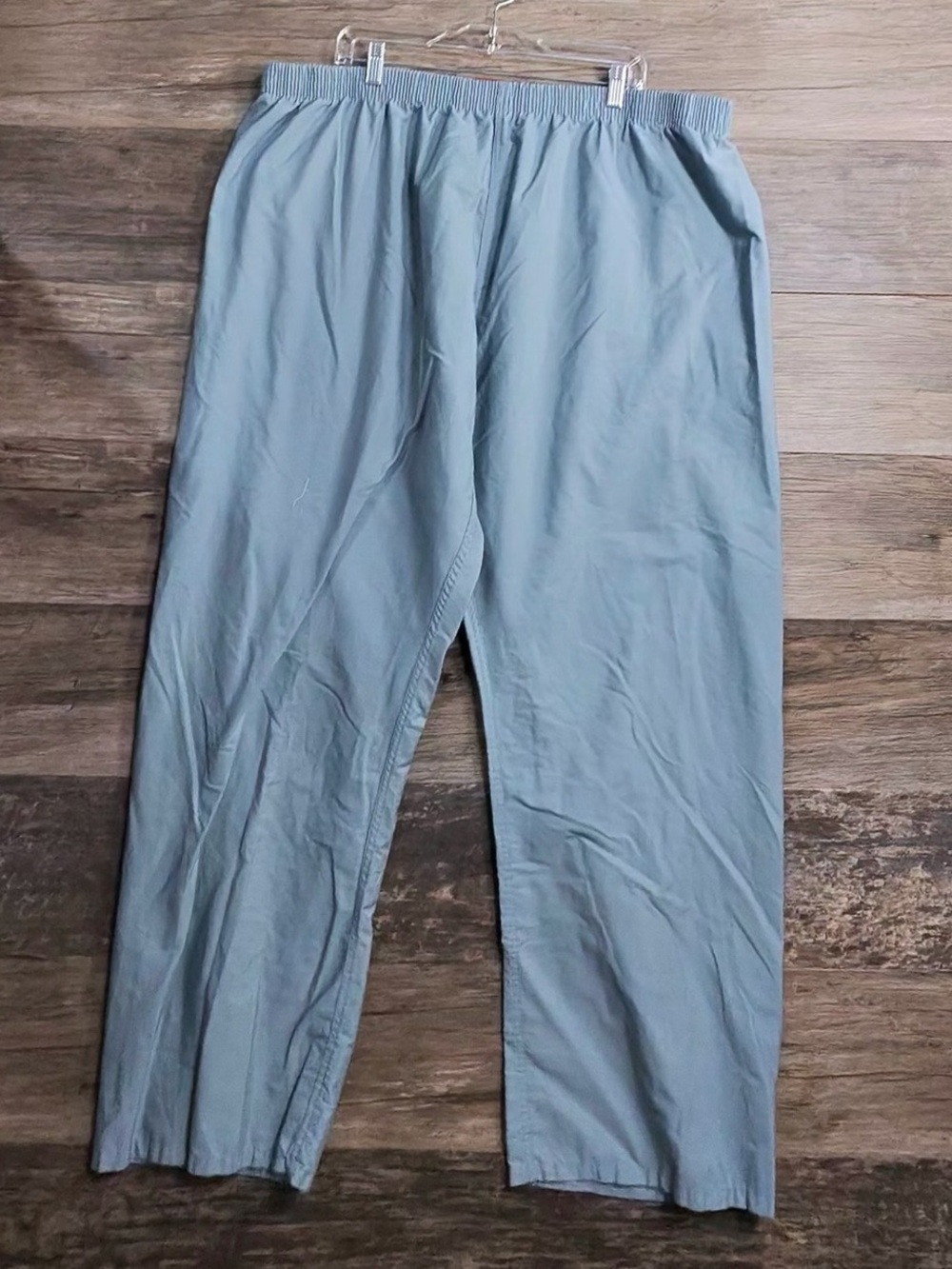 Fashion Seal Scrubs Men's Lightweight Elastic-Waist Chinos in Light Blue